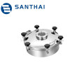 Sanitary Stainless Steel 304 316LRound Manhole Cover with Sight Glass Circle Type For Tank